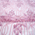 Wein Perlen Spitze Indian 3D Lace Fabric